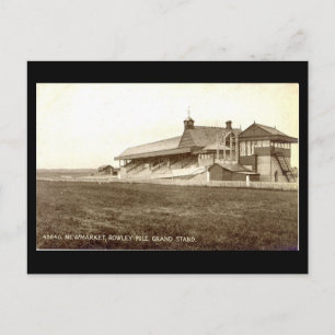 Old Postcard - Grandstand, Newmarket Racecourse Postkarte