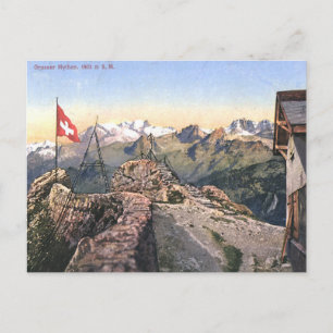 Old Postcard - Grosser Mythen, Schwyz, Schweiz Postkarte