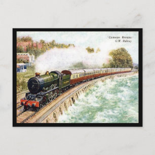 Old Postcard - GWR Cornish Riviera Express Postkarte