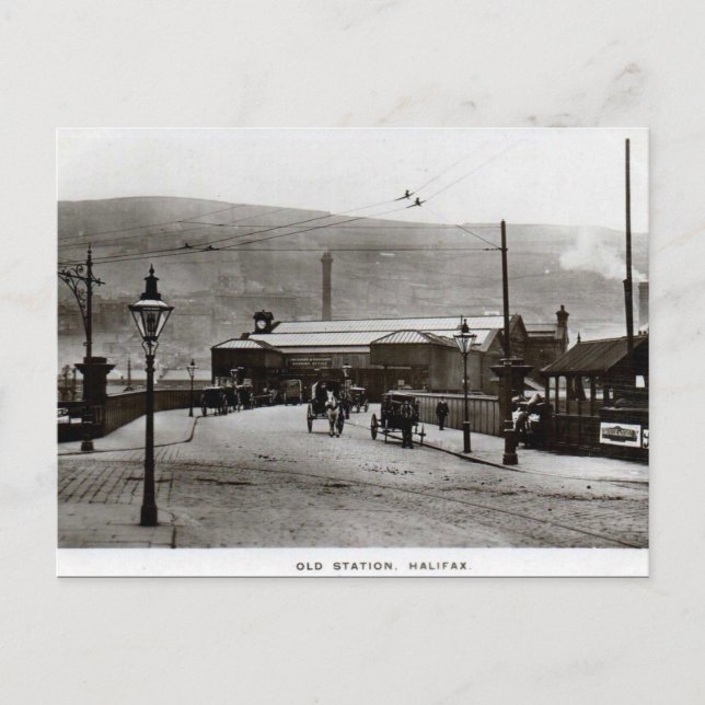 Old Postcard - Halifax, Yorkshire Postkarte (Vorderseite)