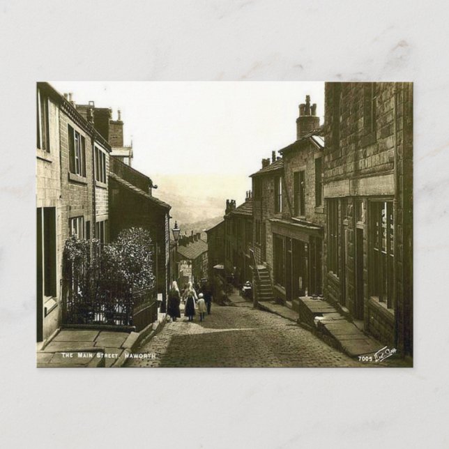 Old Postcard - Haworth, Yorkshire Postkarte (Vorderseite)