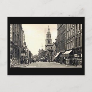 Old Postcard - High Street, Worcester Postkarte