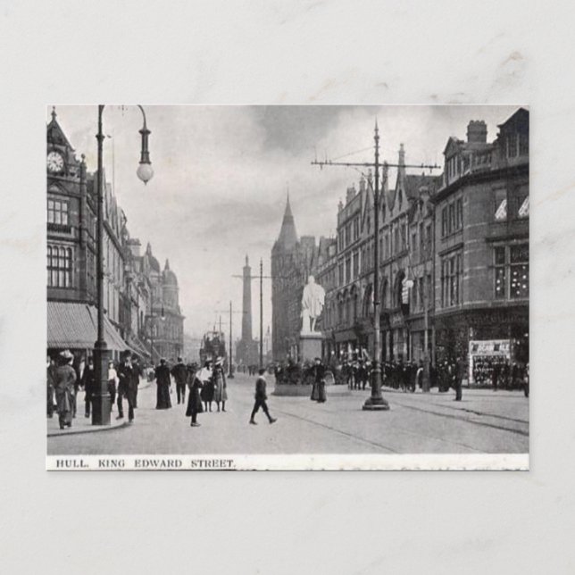 Old Postcard - Hull, Yorkshire Postkarte (Vorderseite)