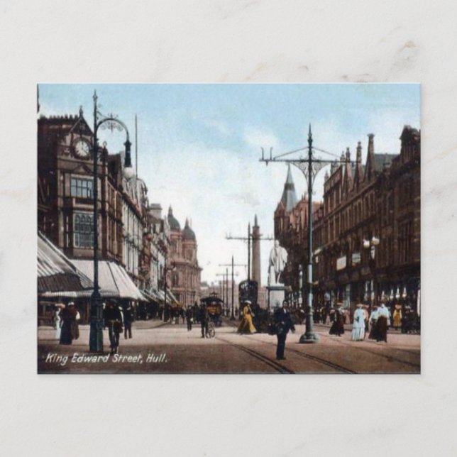 Old Postcard - Hull, Yorkshire Postkarte (Vorderseite)