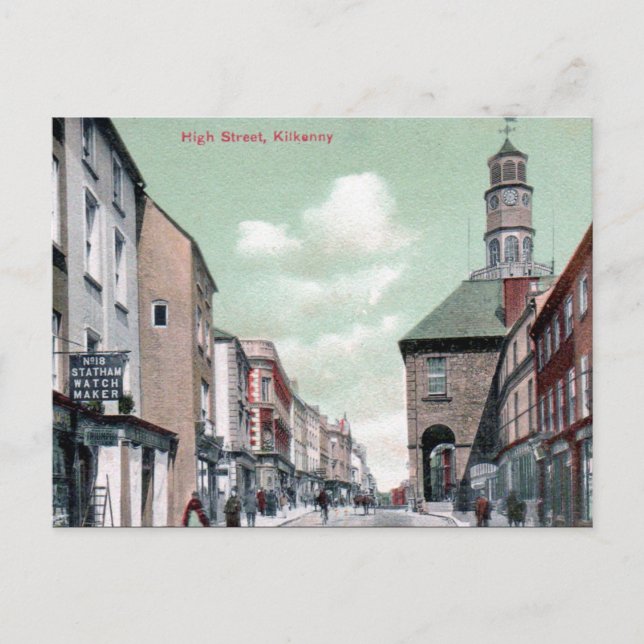 Old Postcard - Kilkenny, Irland Postkarte (Vorderseite)