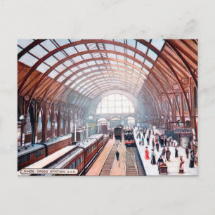 Old Postcard - King's Cross Station, London Postkarte