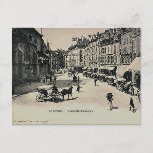 Old Postcard - Lausanne, Schweiz Postkarte