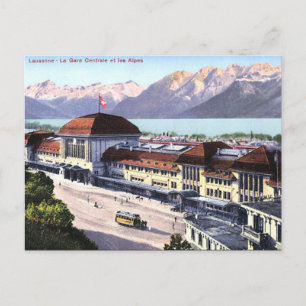 Old Postcard - Lausanne, Schweiz Postkarte