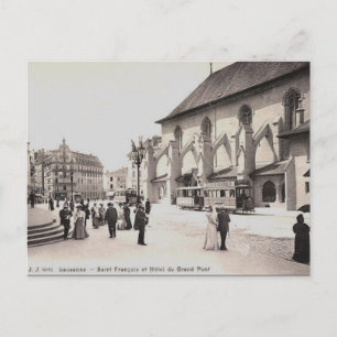 Old Postcard - Lausanne, Schweiz Postkarte