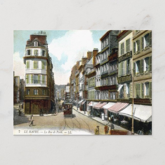 Old Postcard - Le Havre, Seine Maritime, Frankreic Postkarte (Vorderseite)