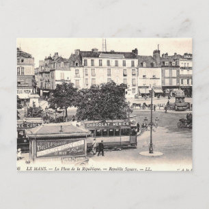 Old Postcard - Le Mans, Sarthe, Frankreich Postkarte