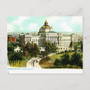 Old Postcard - Library of Congress, Washington, DC Postkarte