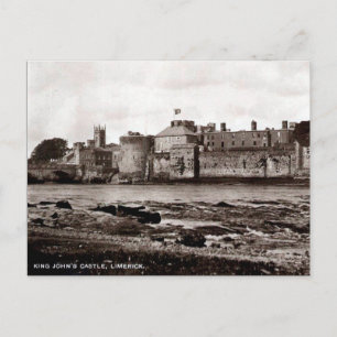 Old Postcard - Limerick, Irland Postkarte