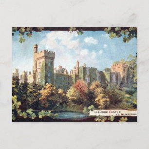 Old Postcard - Lismore Castle, Grafschaft Waterfor Postkarte