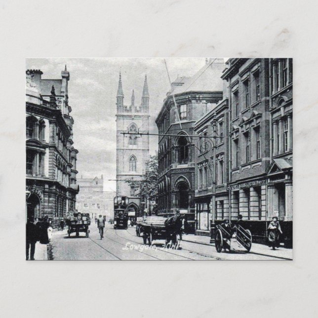 Old Postcard - Lowgate, Hull, Yorkshire Postkarte (Vorderseite)
