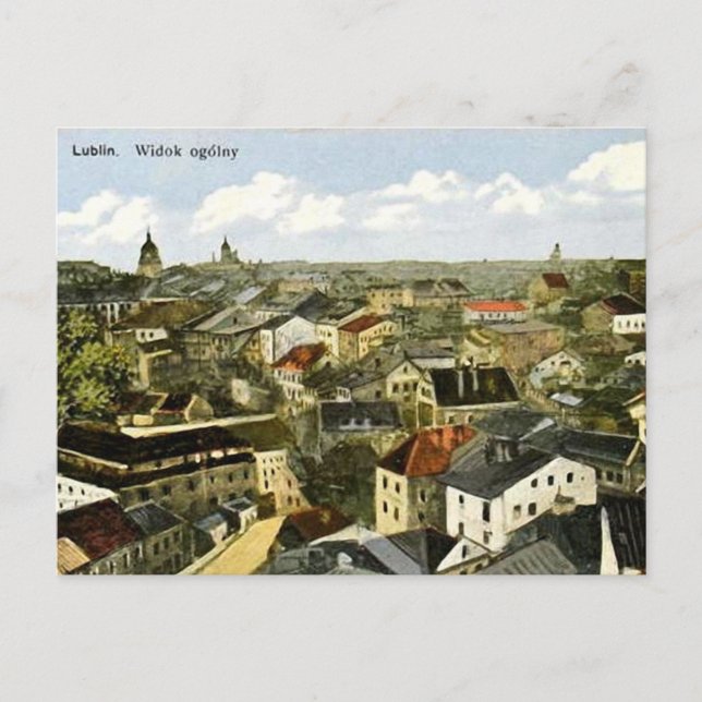 Old Postcard - Lublin, Polen Postkarte (Vorderseite)
