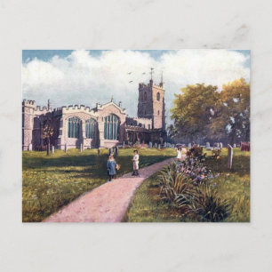 Old Postcard - Luton Parc Church Postkarte