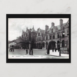 Old Postcard - Marylebone Station, London Postkarte