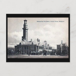 Old Postcard - Melbourne, Australien Postkarte