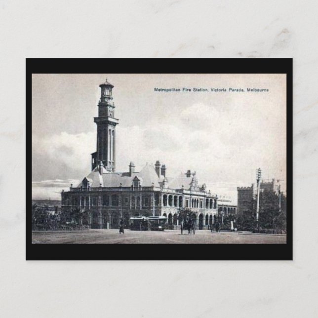 Old Postcard - Melbourne, Australien Postkarte (Vorderseite)