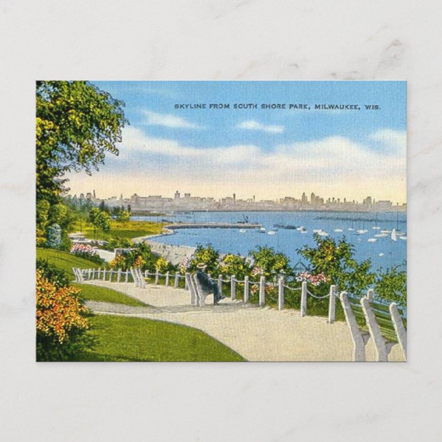 Old Postcard - Milwaukee, Wisconsin, USA Postkarte (Vorderseite)