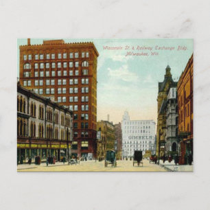 Old Postcard - Milwaukee, Wisconsin, USA Postkarte