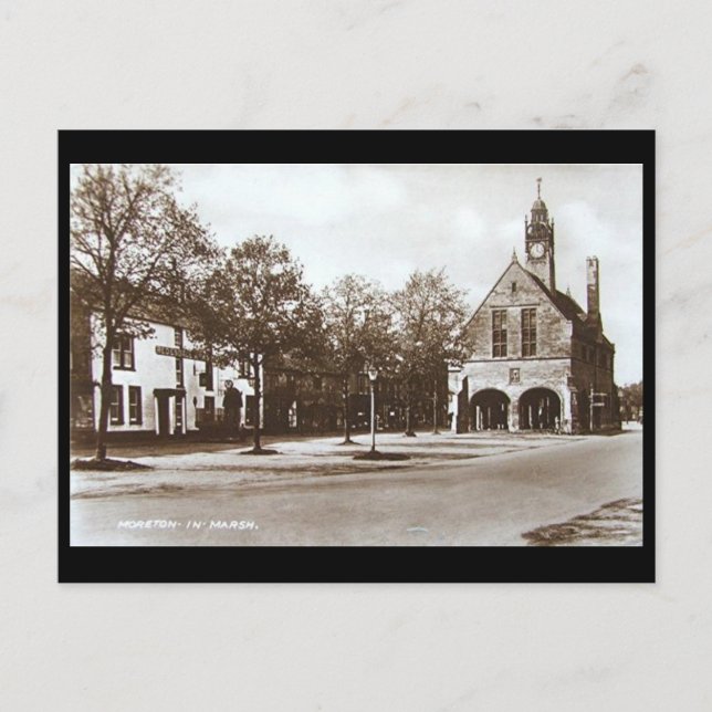 Old Postcard - Moreton-in-Marsh, Gloucestershire Postkarte (Vorderseite)