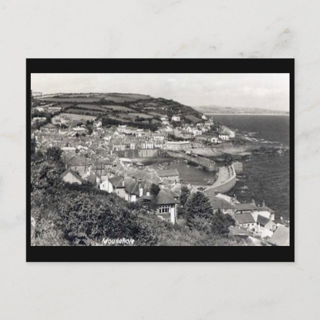 Old Postcard - Mousehole, Cornwall Postkarte (Vorderseite)