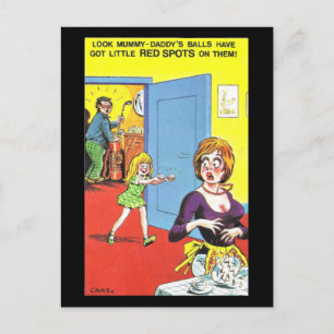 Old Postcard - Old Comic Golf Postcard Postkarte