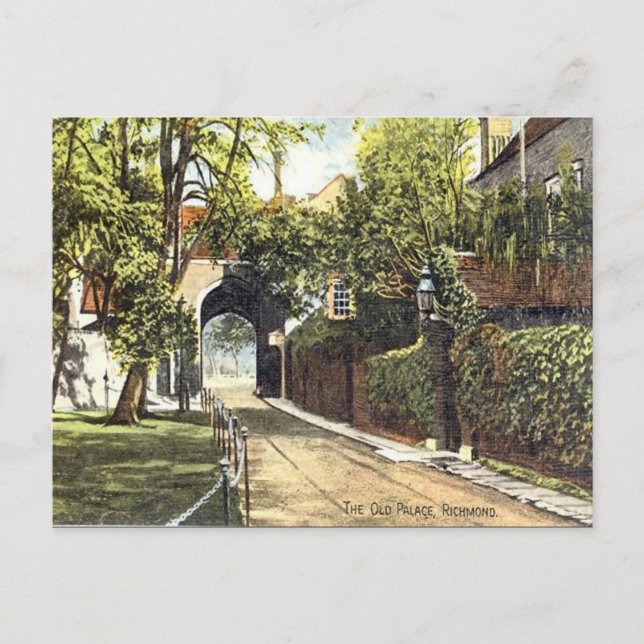 Old Postcard - Old Palace, Richmond, London Postkarte (Vorderseite)
