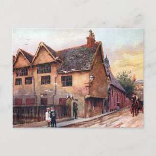 Old Postcard - Old Town Hall, Leicester Postkarte
