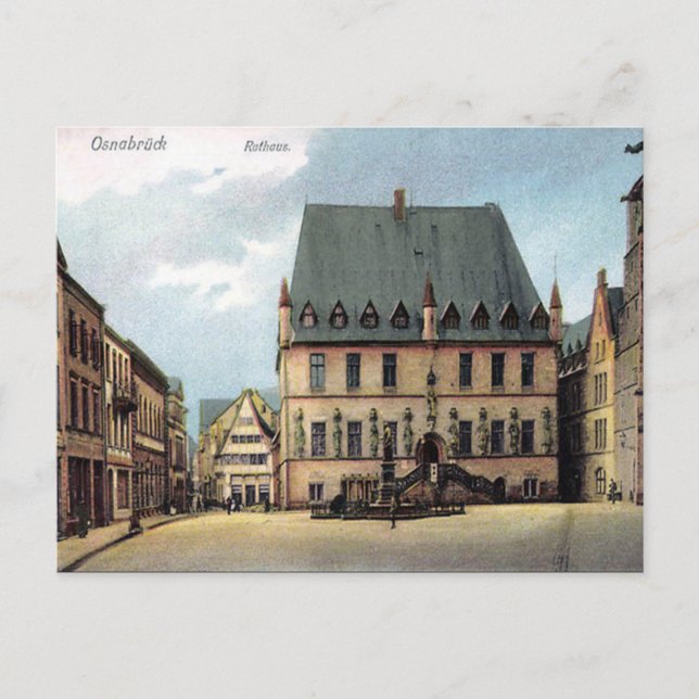 Old Postcard - Osnabrück, Deutschland Postkarte (Vorderseite)