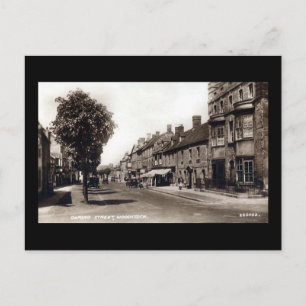 Old Postcard - Oxford St, Woodstock, Oxon Postkarte