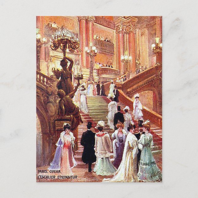 Old Postcard - Paris Opera Postkarte (Vorderseite)