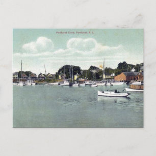 Old Postcard - Pawtuxet Cove, Rhode Island, USA Postkarte
