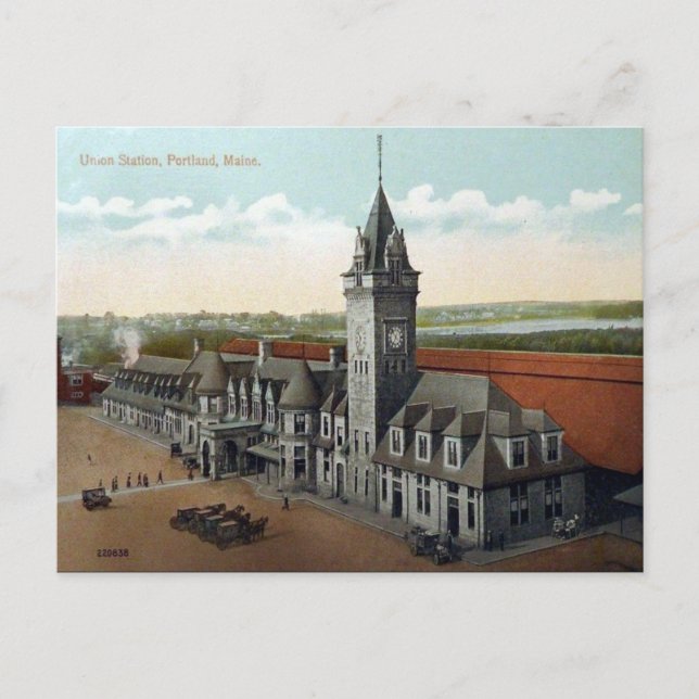 Old Postcard - Portland, Maine, USA Postkarte (Vorderseite)