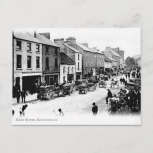 Old Postcard - Roscommon, Irland Postkarte