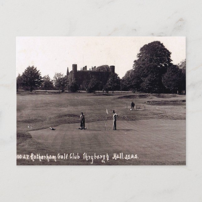 Old Postcard - Rotherham Golf Club Postkarte (Vorderseite)