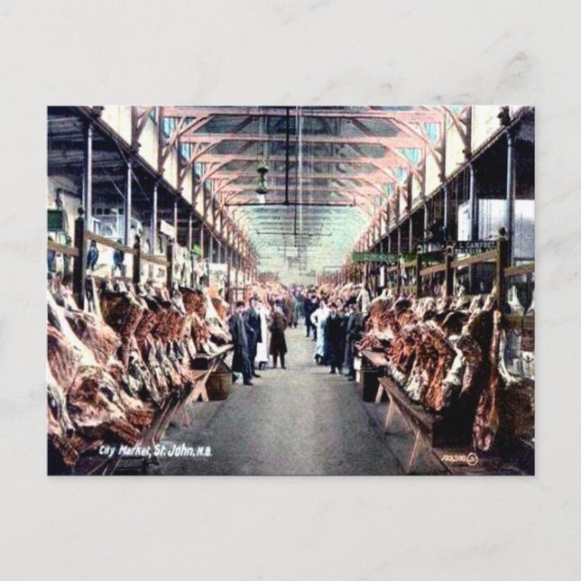 Old Postcard - Saint John, New Brunswick Postkarte (Vorderseite)