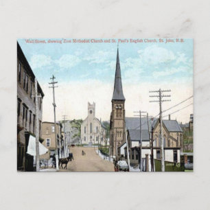 Old Postcard - Saint John, New Brunswick Postkarte