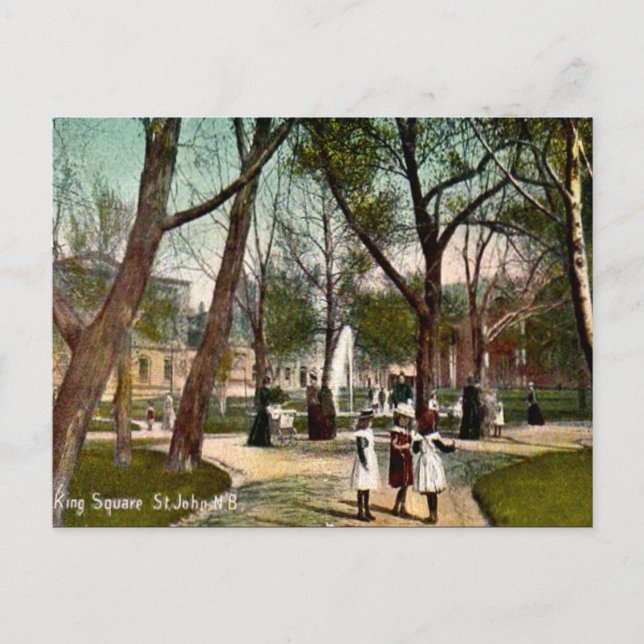Old Postcard - Saint John, New Brunswick Postkarte (Vorderseite)