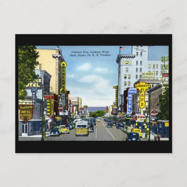 Old Postcard - Santa Fe, New Mexico, USA Postkarte (Vorderseite)