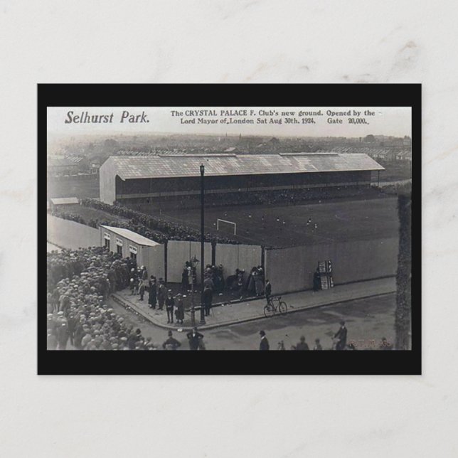 Old Postcard - Selhurst Park, London Postkarte (Vorderseite)