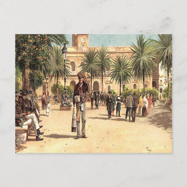 Old Postcard - Sevilla, Spanien Postkarte (Vorderseite)