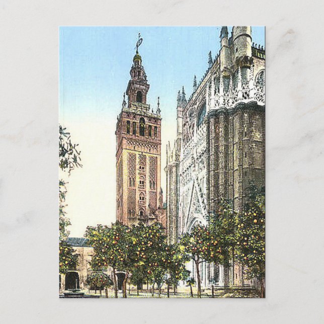 Old Postcard - Sevilla, Spanien Postkarte (Vorderseite)