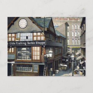 Old Postcard - Shambles, Manchester Postkarte