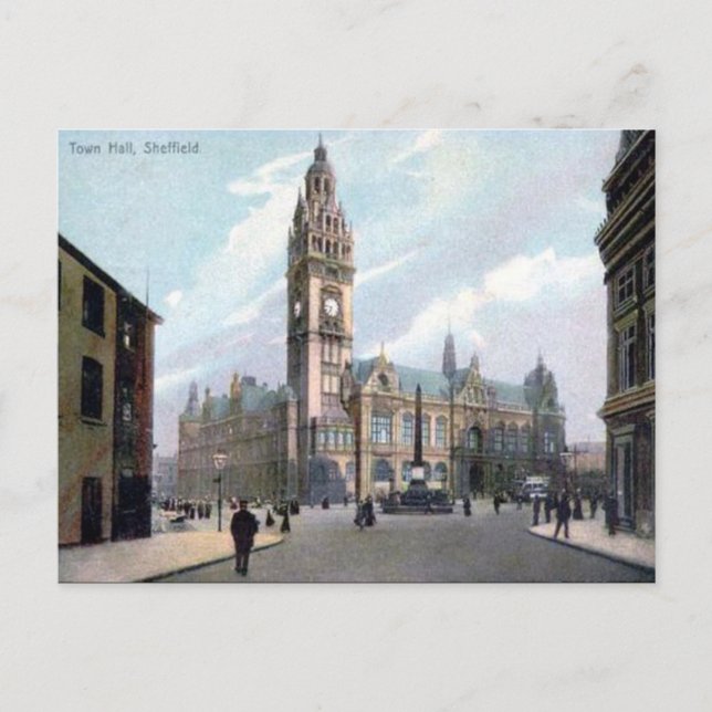 Old Postcard - Sheffield, Yorkshire Postkarte (Vorderseite)