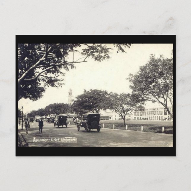 Old Postcard - Singapur Postkarte (Vorderseite)