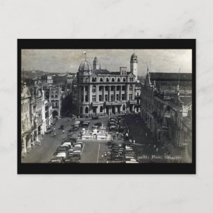 Old Postcard - Singapur Postkarte