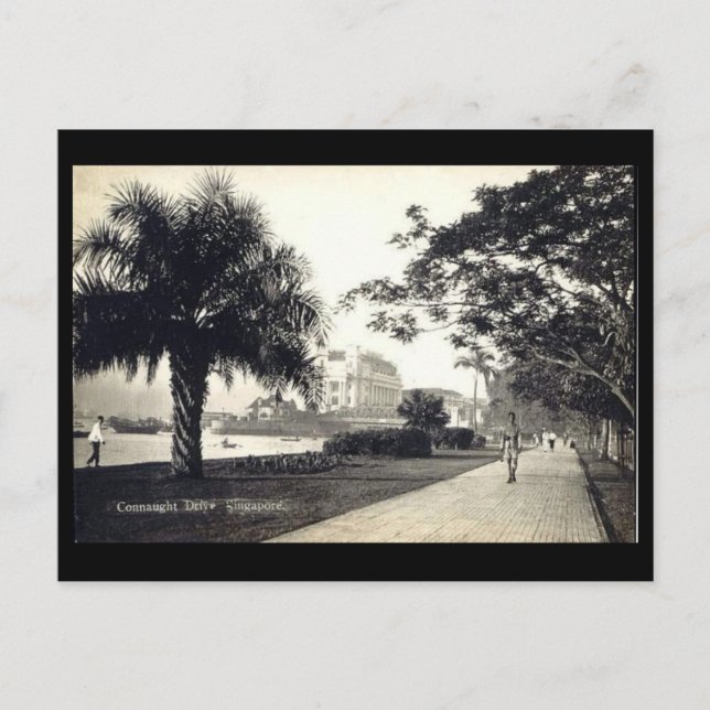 Old Postcard - Singapur Postkarte (Vorderseite)